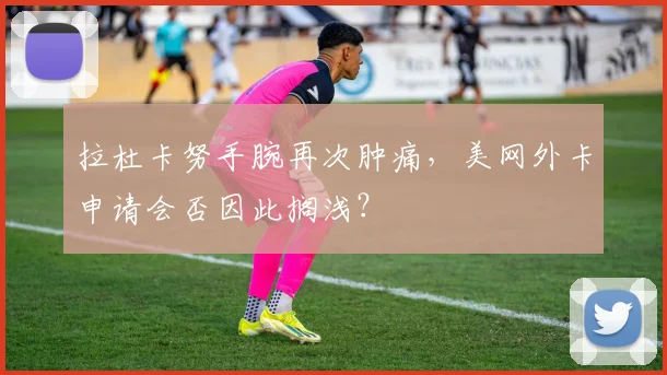 拉杜卡努手腕再次肿痛，美网外卡申请会否因此搁浅？
